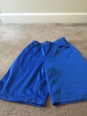 Starter Boys Blue Mesh Shorts Basketball Gym Size XL